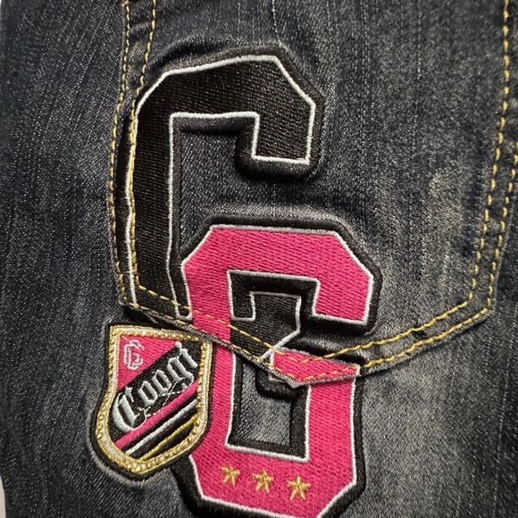 Coogi size 16W Being sexy is my legacy distressed Jean - Picture 5 of 9